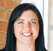 Portret van Sophie Hartwell, hoofd van het klantenservice serviceteam